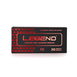Legend Comfort Grip Cartridges - Standard Bugpin Round Liners - #10 (0.30mm) - 20/Box